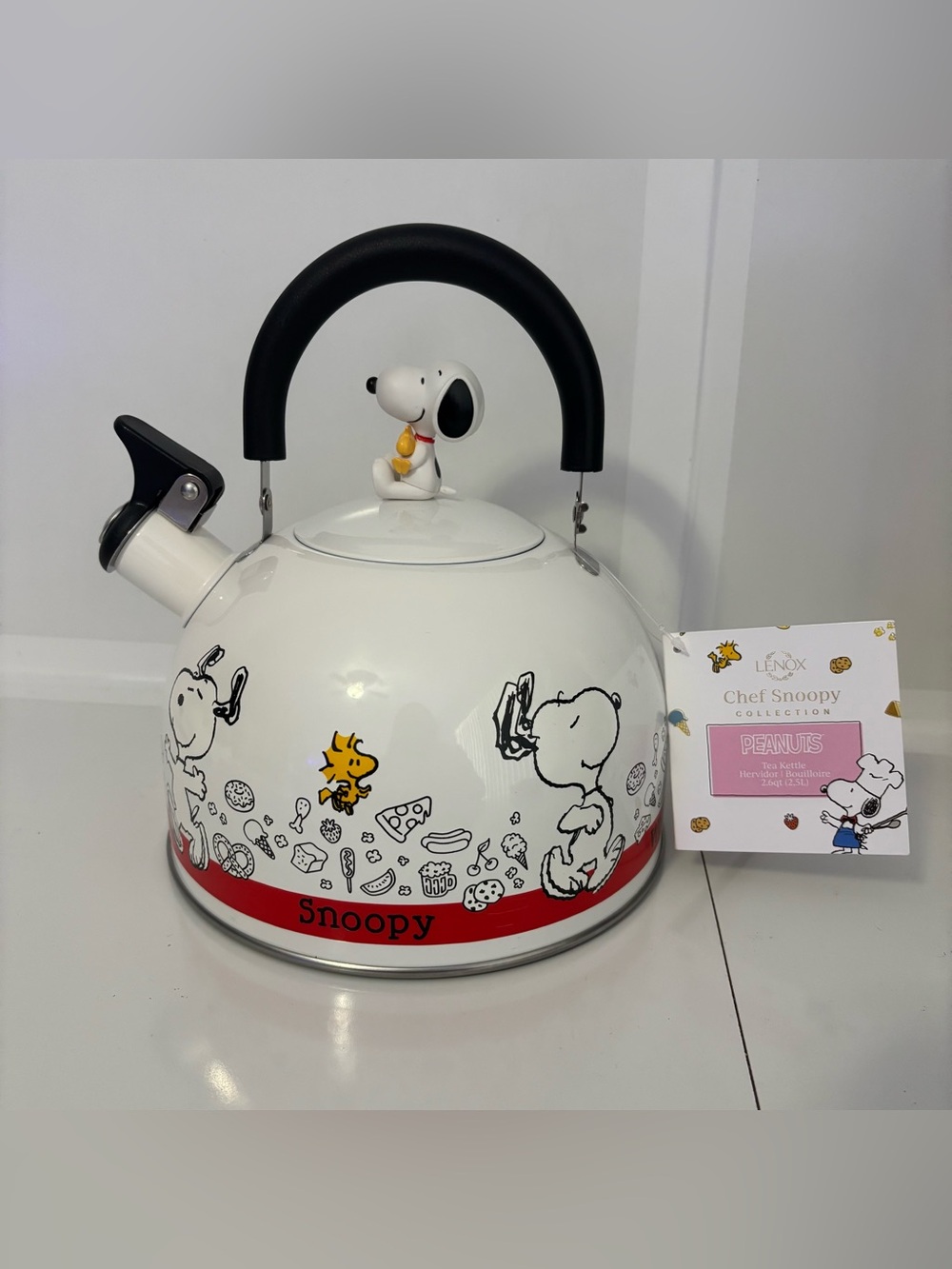 NWT Chef Snoopy x Lenox Tea Kettle